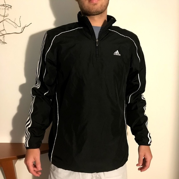 Adidas Windbreaker / Pullover Quarter-Zip - Picture 1 of 4